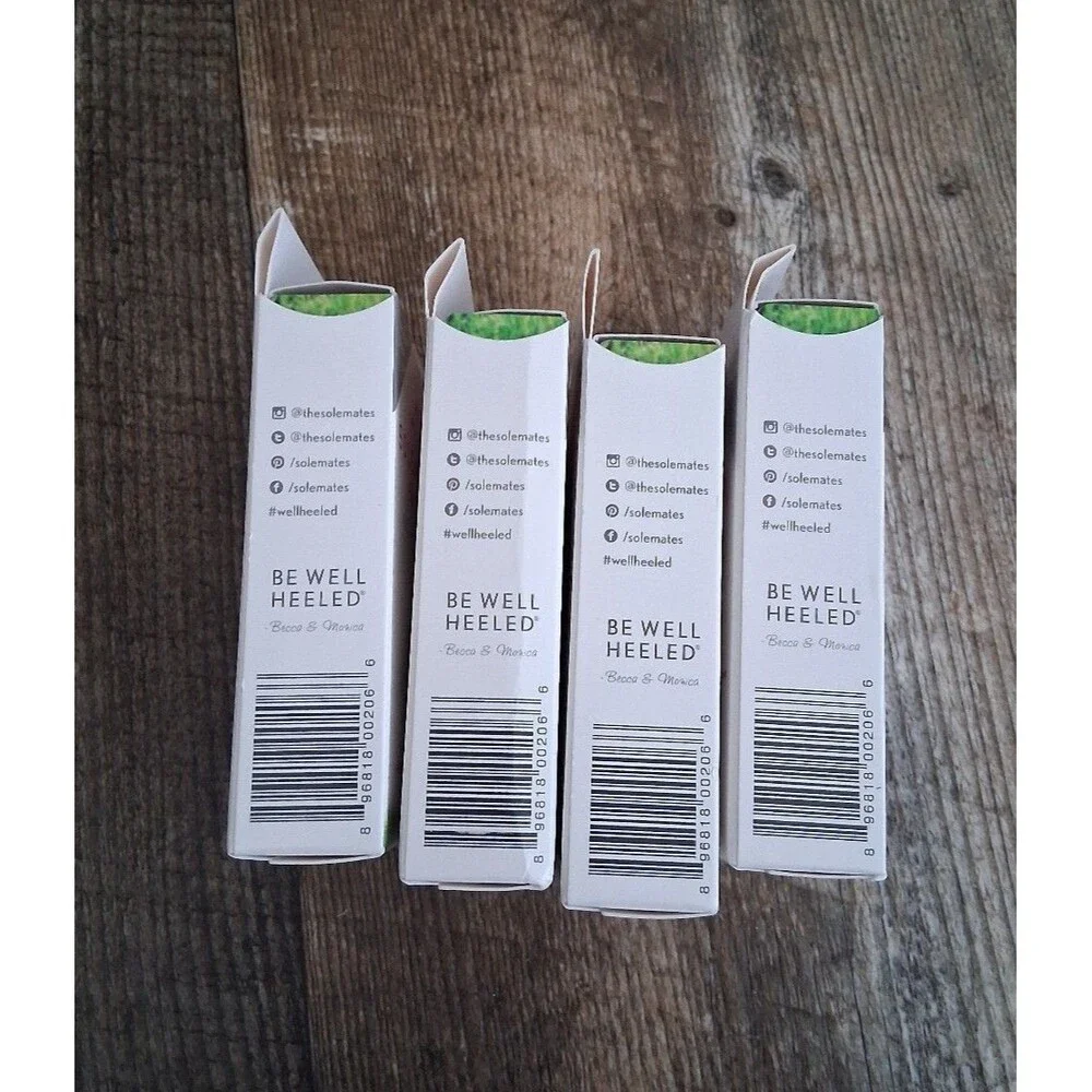 NEW! Bundle of 4 Solemates High Heel Protectors, Clear Narrow
